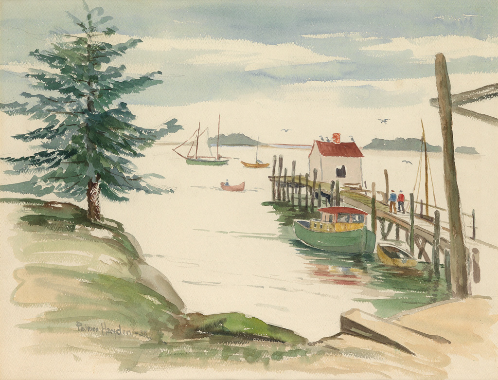 PALMER HAYDEN (1890 - 1973) Boothbay Harbor, Maine.